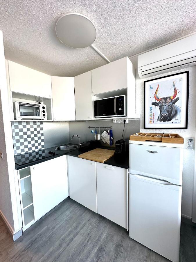Studio Vue Port, Parking Prive, Terrasse, Clim 勒格罗-迪鲁瓦 外观 照片